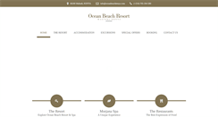 Desktop Screenshot of oceanbeachkenya.com